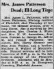 Agnes Walker - Obituary