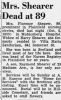 Florence Walker - Obituary