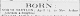Maggie Johnson - Birth Announcement Maggie Johnson - Birth Announcement