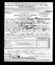 James Menzies - Death Certificate