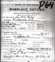 John W. Parkin, Jennie Featherston - Marriage Record