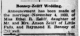 Raymond E. Bonney, Ethel R. Zeliff - Marriage Announcement Raymond E. Bonney, Ethel R. Zeliff - Marriage Announcement