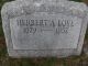 Herbert A Love - Headstone
